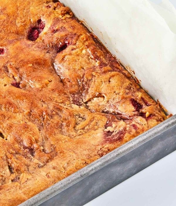 The swirled blondies