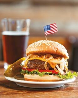 The thick pub classic burger