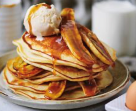 The ultimate banana pancakes