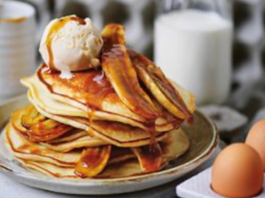 The ultimate banana pancakes