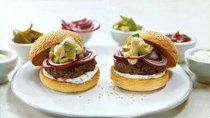 The ultimate burger with ‘the works’