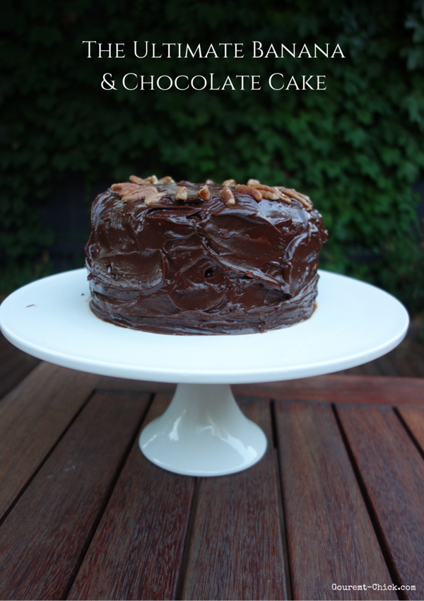 The ultimate chocolate and banana cake