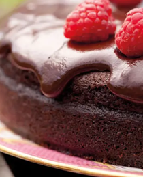 The ultimate chocolate cake with chocolate ganache