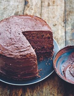The ultimate chocolate fudge cake with cream cheese icing