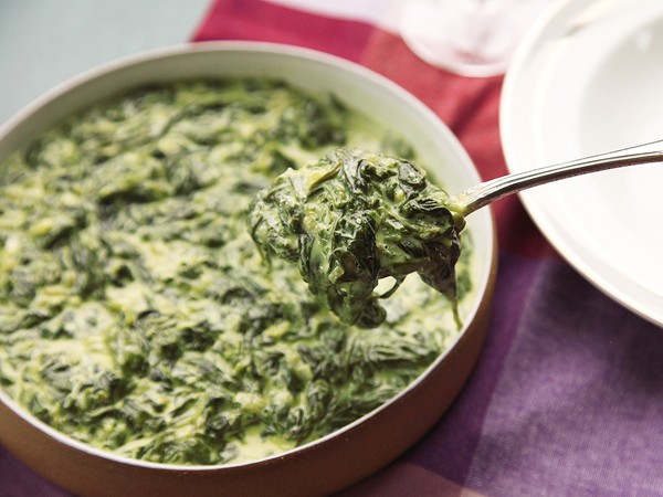 The ultimate creamed spinach