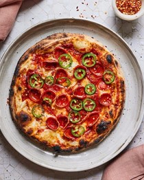 The ultimate pepperoni pizza