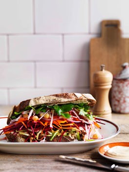 The ultimate salad sandwich