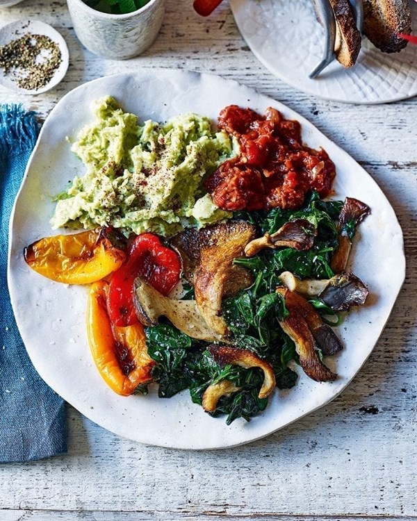 The vegan fry-up