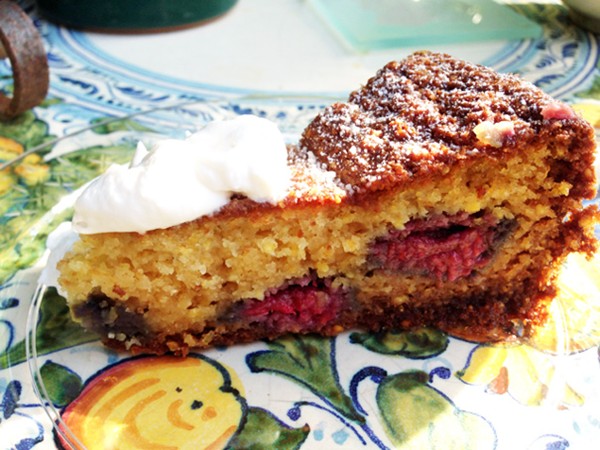 The Village Bakery's berry ricotta cake