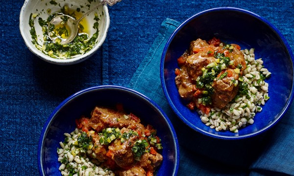 The weekend warmer: Slow-cooked lamb neck with preserved lemon relish