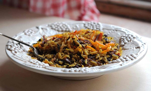 The winning recipe: Clementine and pistachio pilaff