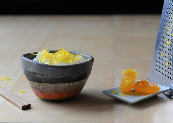 The winning recipe: Grated cured egg yolk