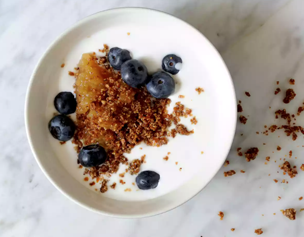 The winning recipe: Hazelnut and almond crumb