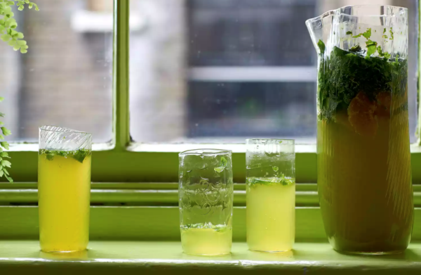 The winning recipe: Mandarin-basil shrub