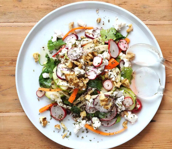 The winning recipe: Radish, celeriac and apple salad