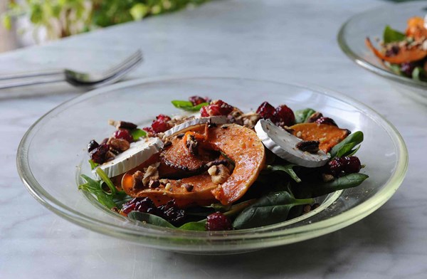 The winning recipe: Roast butternut squash with cranberry and goat’s cheese