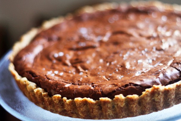 The world's easiest chocolate tart