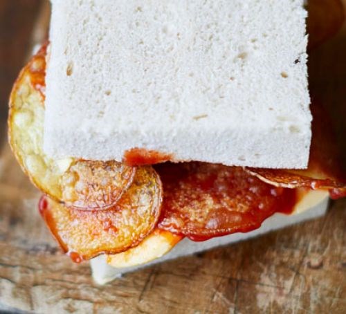 The world's greatest salt & vinegar crisp sandwich 