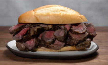 Thermal shock sirloin