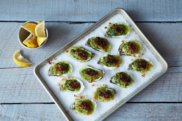 These oysters ROCK! oysters Rockefeller