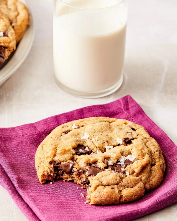 Thick and chewy chocolate chunk cookies