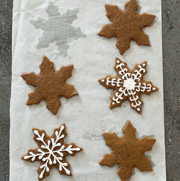 Thick and chewy gingerbread cookies