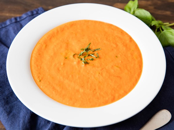 Thick and creamy tomato soup