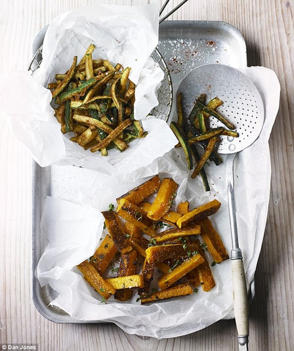 Thick-cut pumpkin chips