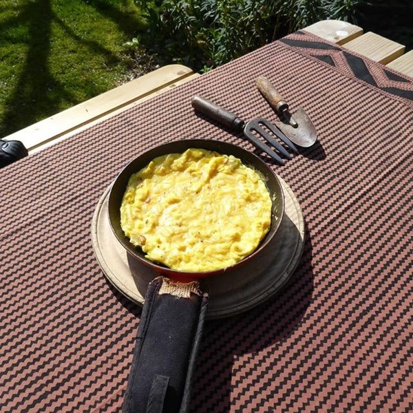 Thick onion omelette (Lou Meissounenco)