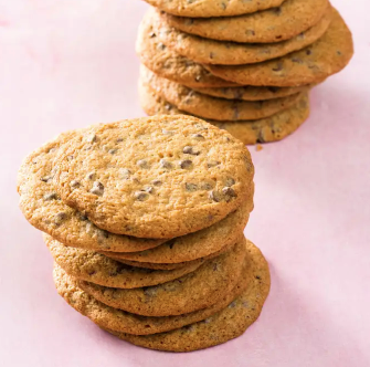 Thin and crispy chocolate chip cookies