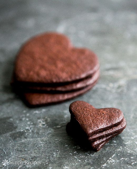 Thin and crispy chocolate cookies