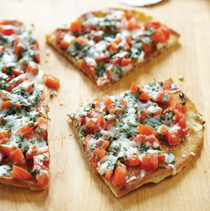 Thin-crust skillet pizza