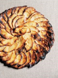 Thin French apple tart (Tarte fine aux pommes)