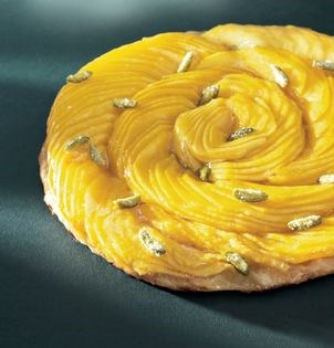 Thin mango tart