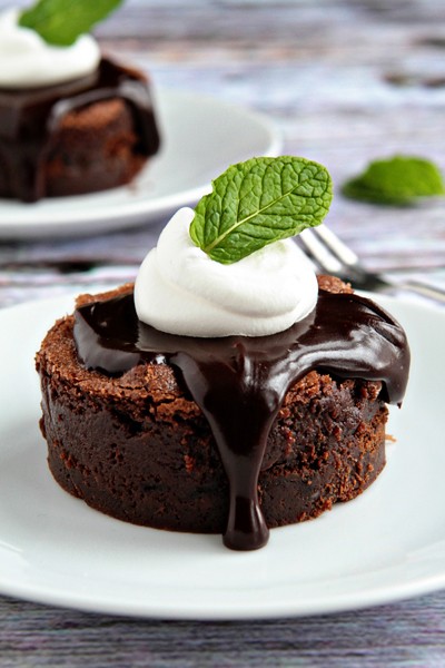 Thin Mint brownies