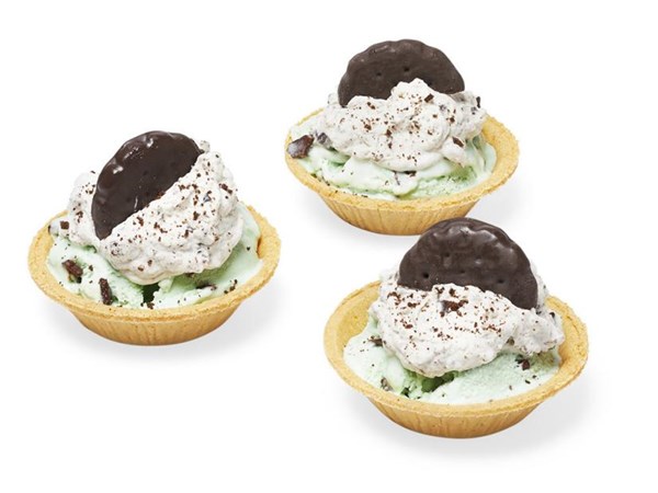 Thin Mint ice cream pies