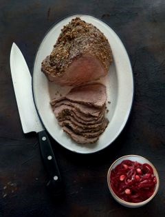 Thinly sliced veal