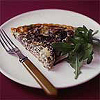 Three allium tart