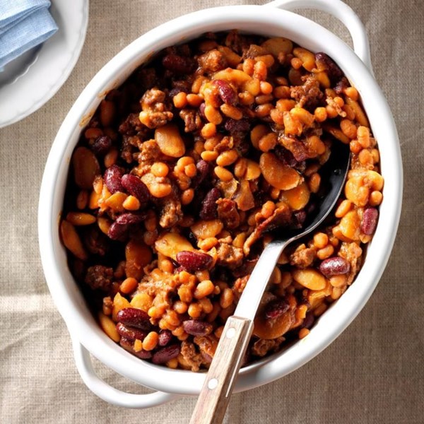 Three-bean baked beans