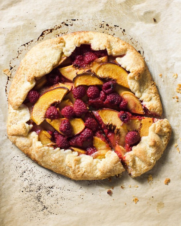 Three-berry crostata