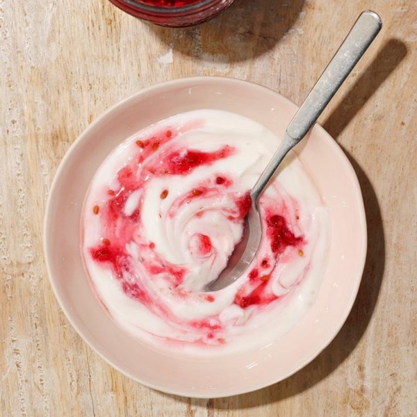 Three-berry freezer jam