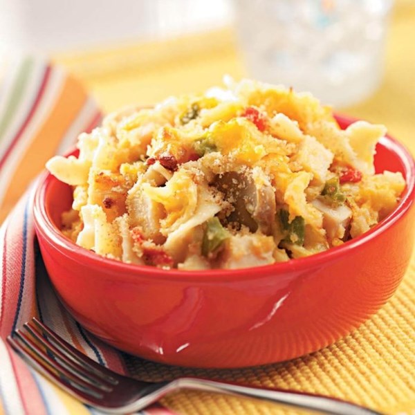 Three-cheese chicken bake 