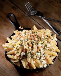 Three-cheese mac and cheese