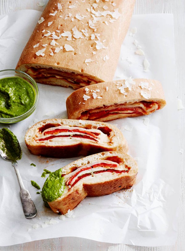 Three cheese stromboli