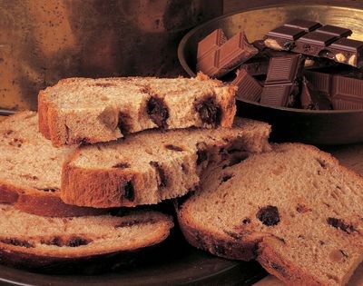 Three chocolate bread