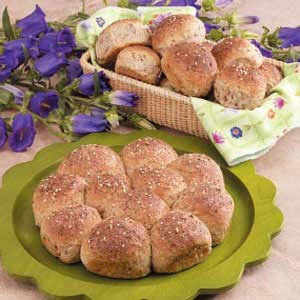 Three-grain pan rolls