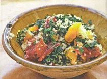 Three-herb orange couscous salad
