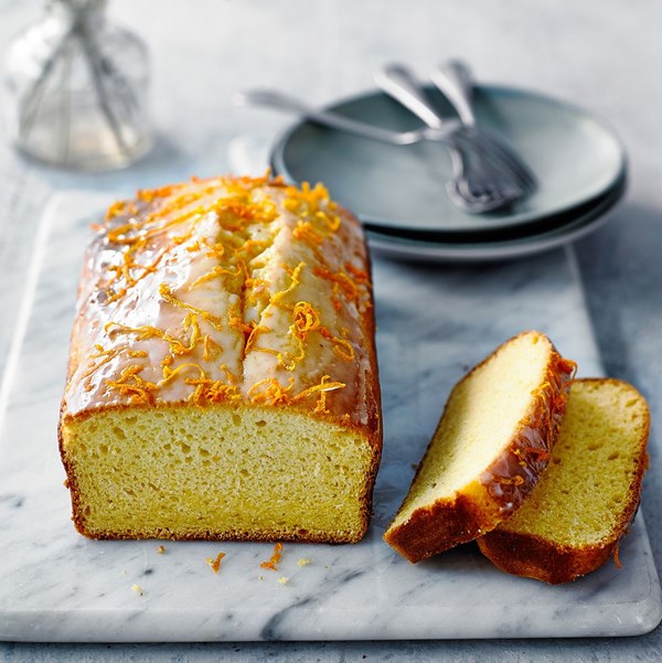 Three-ingredient orange loaf cake