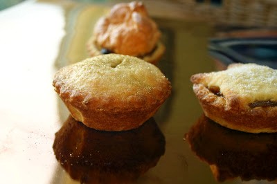 Three kings mince pies with coconut pastry (Melchior - the king of Persia)
