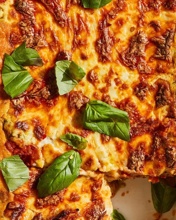 Three meat lasagna